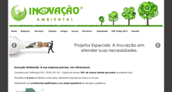 Desktop Screenshot of inovacaoambiental.com.br